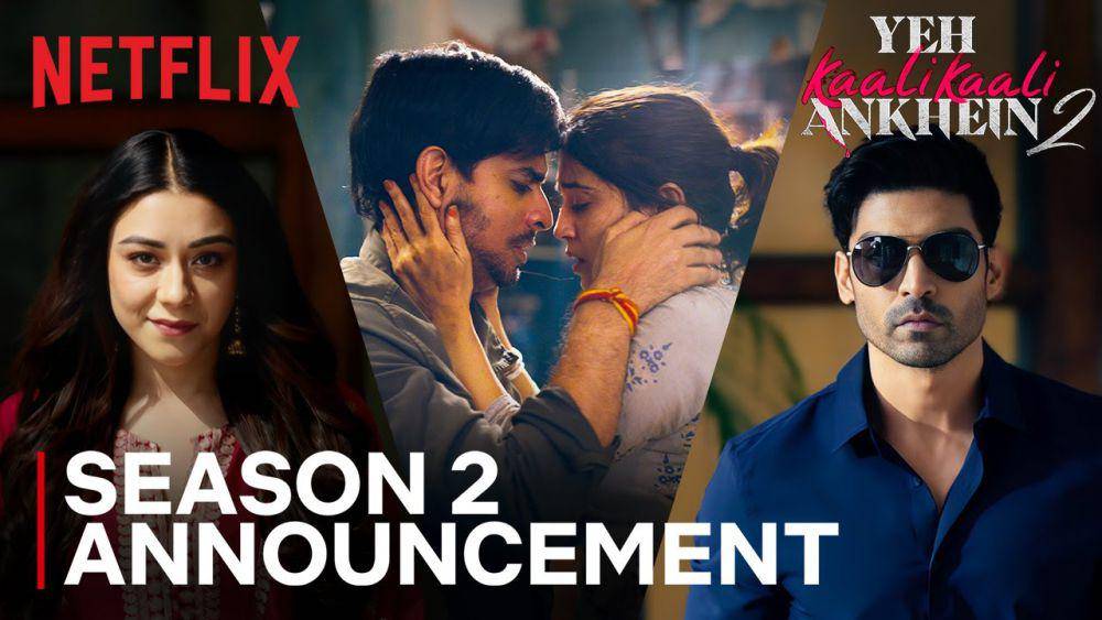 poster serial Yeh Kaali Kaali Ankhein Season 2 (dok. Netflix/Yeh Kaali Kaali Ankhein Season 2)