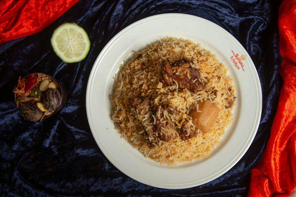 ilustrasi nasi biryani (unsplash.com/Shourav Sheikh)