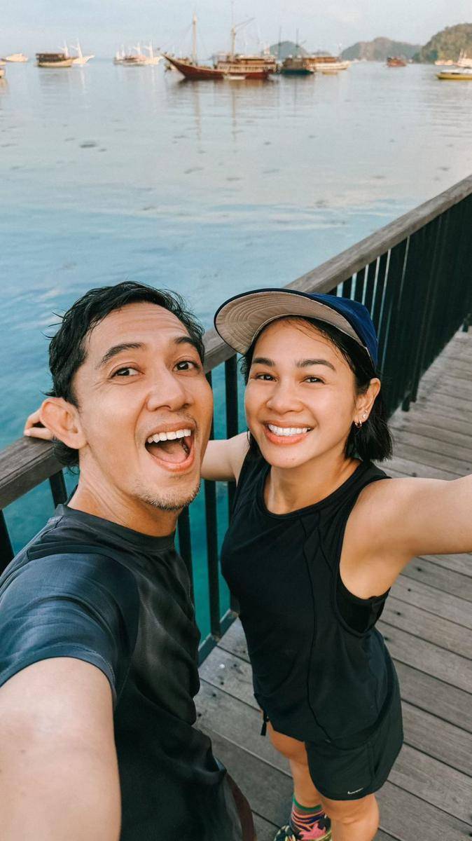 potret Andien Aisyah dan keluarga di Labuan Bajo (instagram.com/andienaisyah)