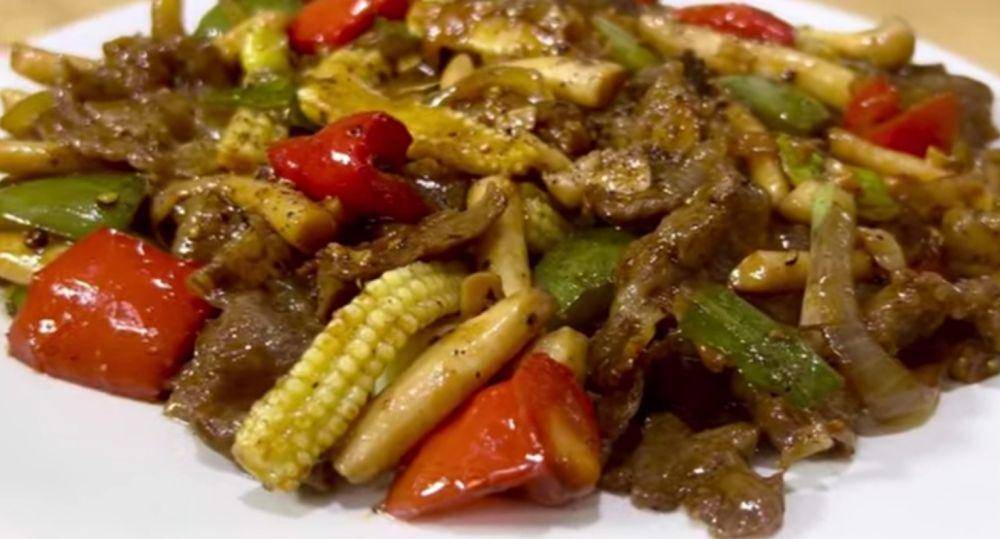 Oseng sapi lada hitam (youtube.com/Ceceromed Kitchen)