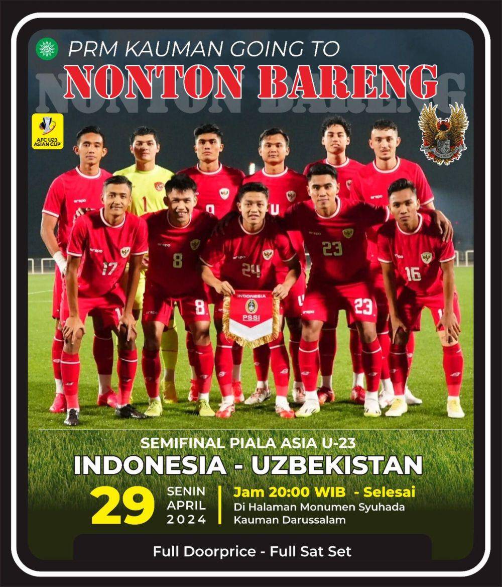 lokasi nobar timnas vs Uzbekistan (instagram.com/lpomuhammadiyah)