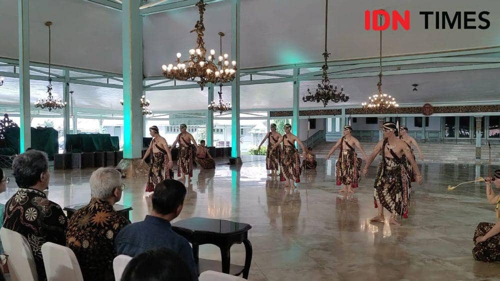 Pertunjugan Trilogi Tari di Pura Mangkunegaran. (IDN Times/Larasati Rey)