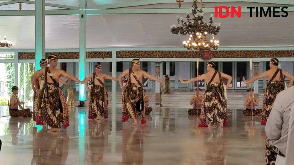 Pagelaran Tari Bedhaya Senapaten Diradameta di Pura Mangkunegaran. (IDN Times/Larasati Rey)