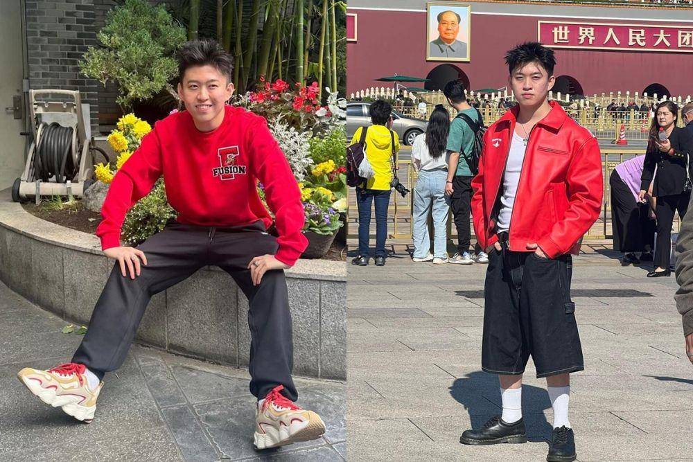 7 Inspirasi OOTD Nuansa Merah ala Rich Brian, Tampil Eksentrik!