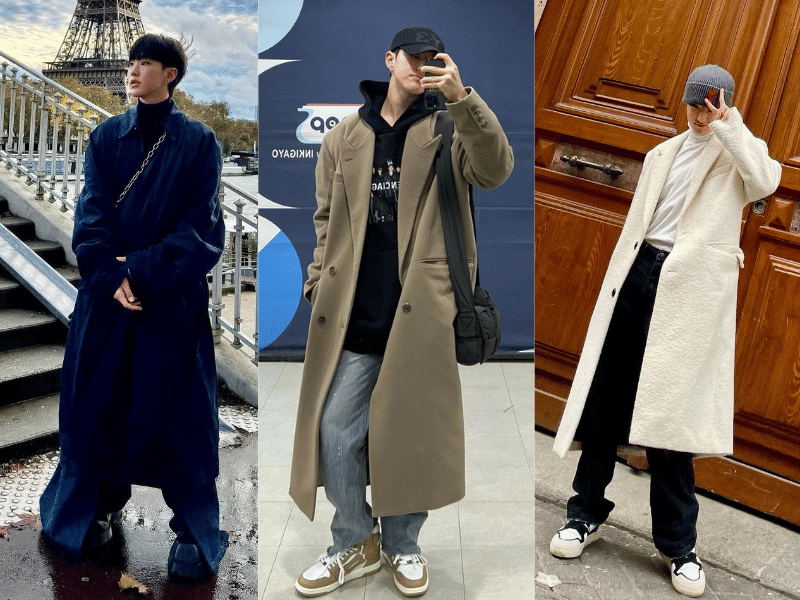 8 Inspirasi Padu Padan Long Coat ala Hoshi SEVENTEEN, Tampil Classy!
