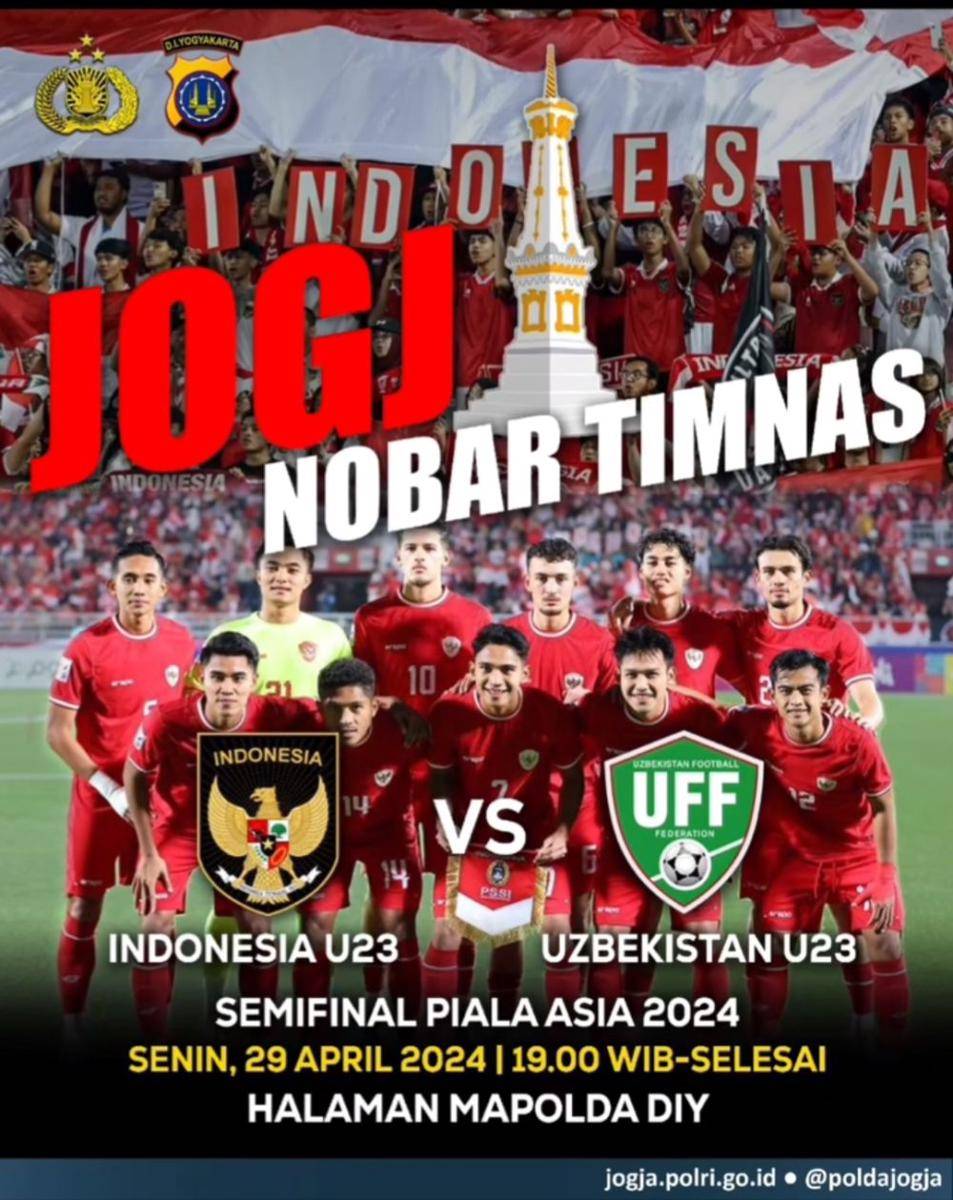 lokasi nobar timnas vs Uzbekistan di Jogja (instagram.com/poldajogja)