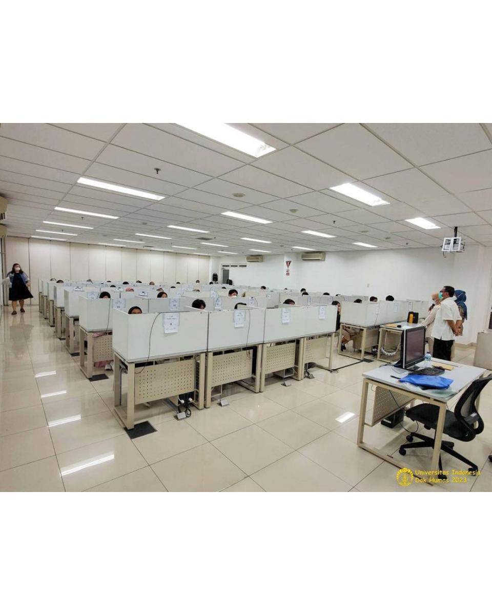 Suasana UTBK di Kampus UI (Instagram.com/@univ_indonesia)