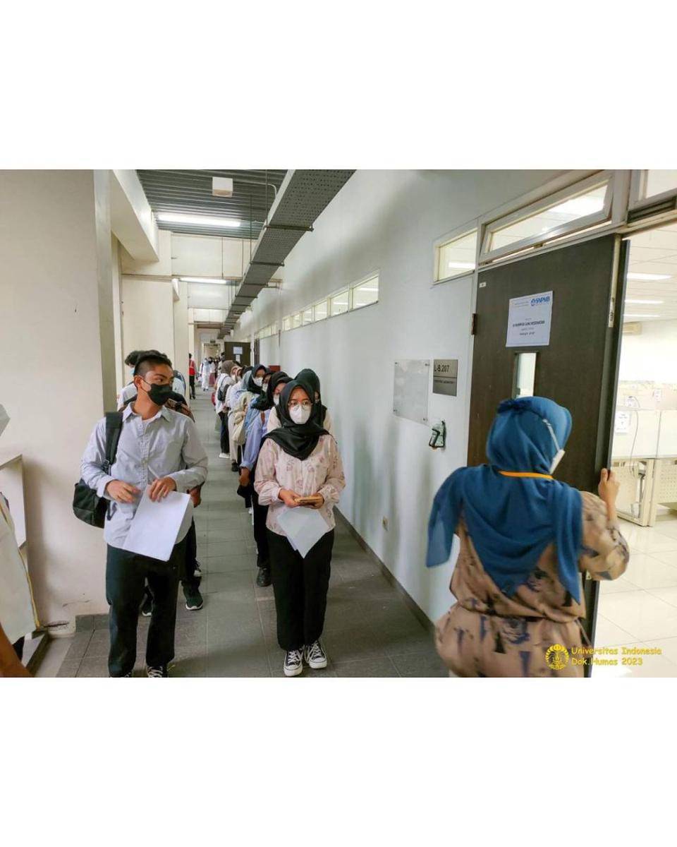 Kegiatan sebelum UTBK UI dimulai (Instagram.com/@univ_indonesia)