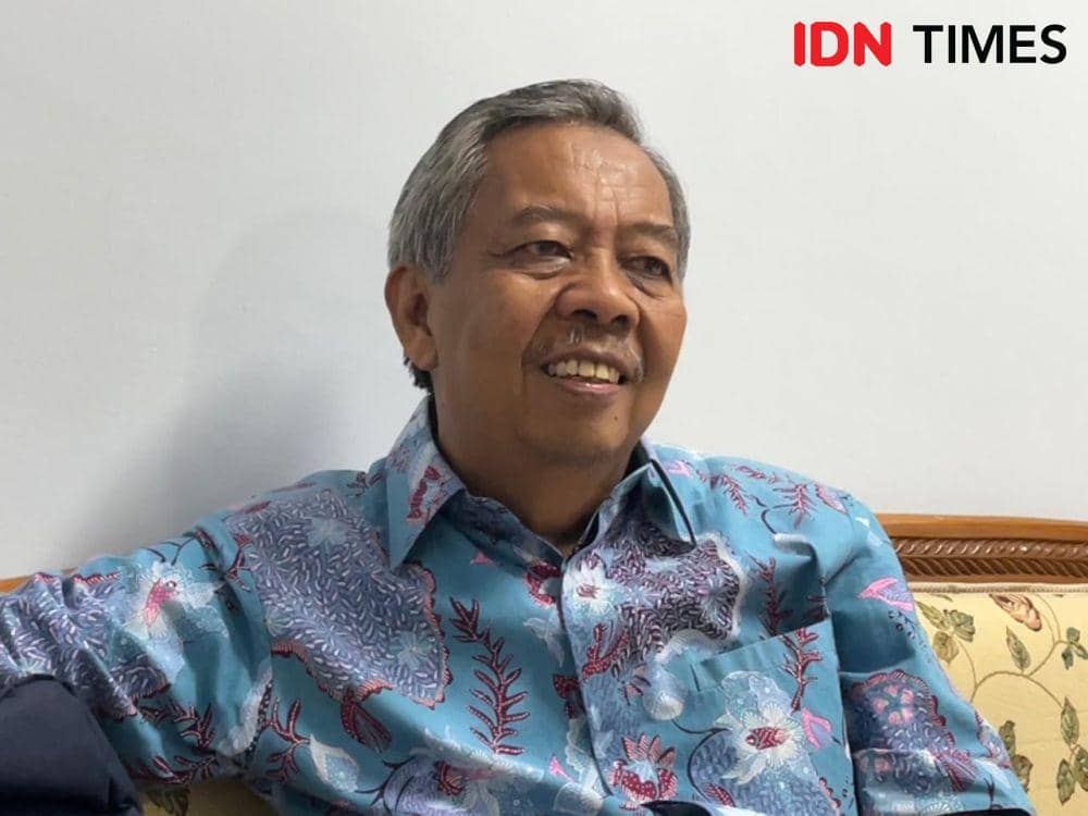 Pakar Lingkungan dan Guru Besar Manajemen Lingkungan Universitas Diponegoro Semarang, Prof Sudharto P Hadi. (IDN Times/Anggun Puspitoningrum)