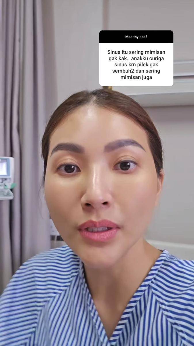 potret Sarwendah jalani operasi karena sinus (instagram.com/sarwendah29)