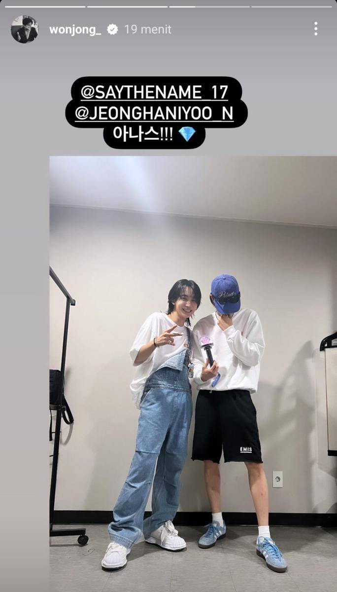 potret Lee Jongwon nonton konser SEVENTEEN Follow Again to Seoul (instagram.com/wonjong_)