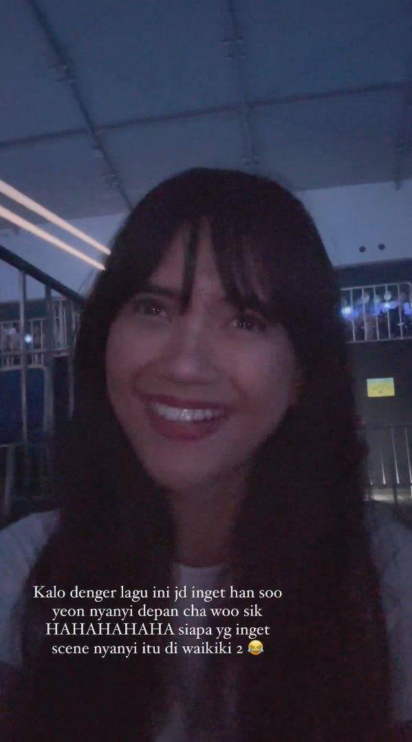 potret Audi Marissa nonton konser IU (instagram.com/audimarissa)
