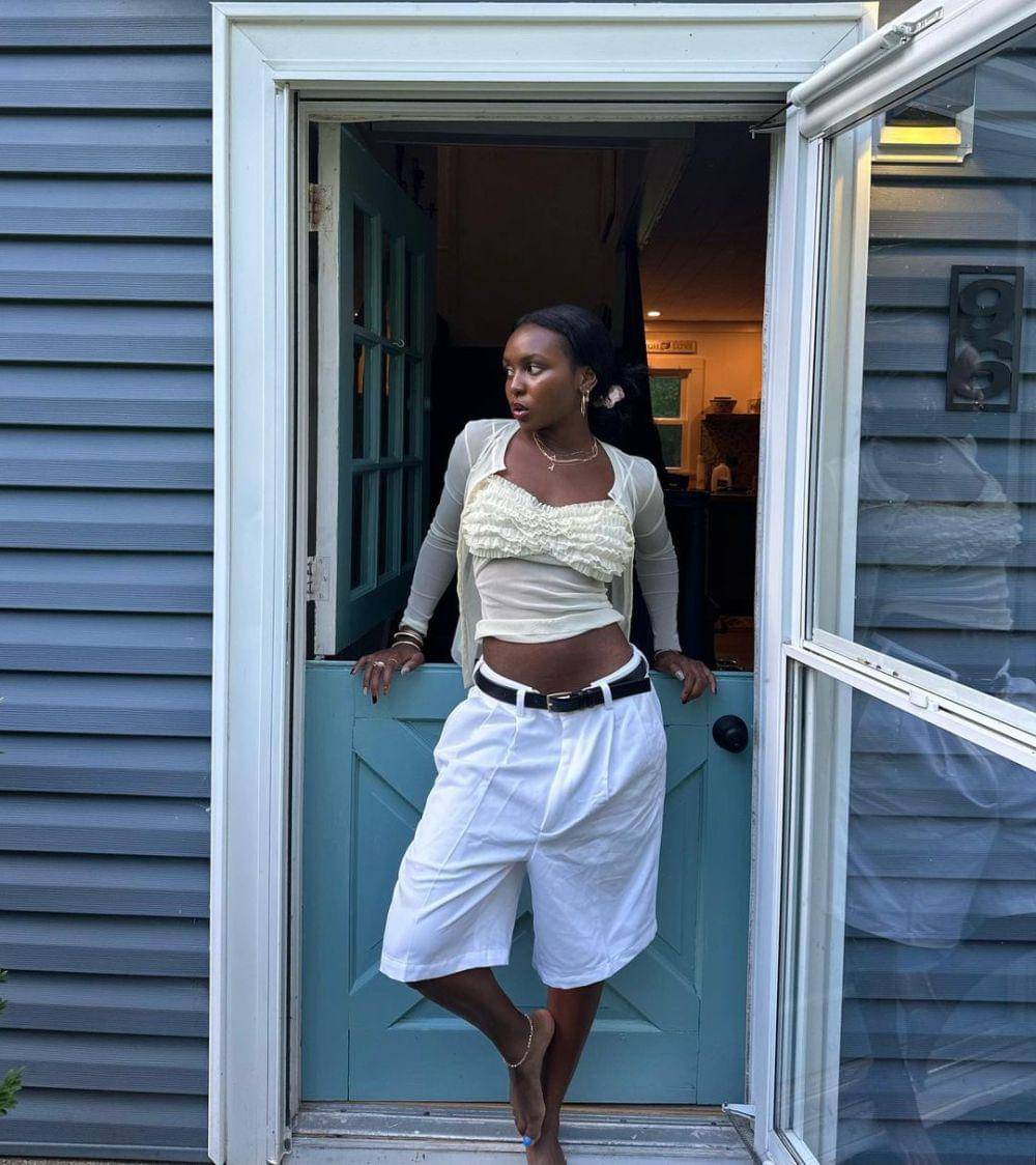 Styling celana long short (Instagram.com/devapollon)