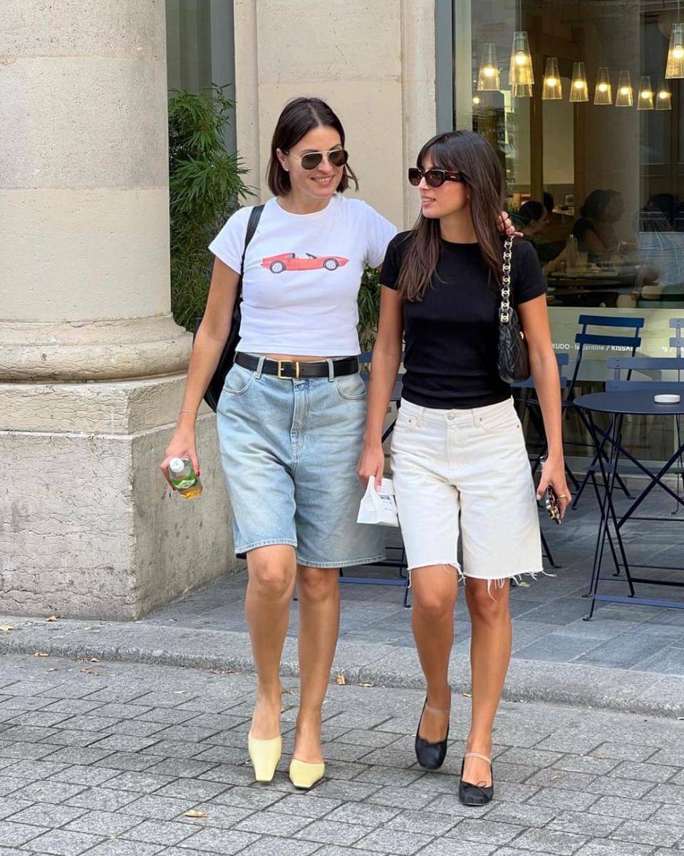 Styling celana long short (Instagram.com/tamaramory)