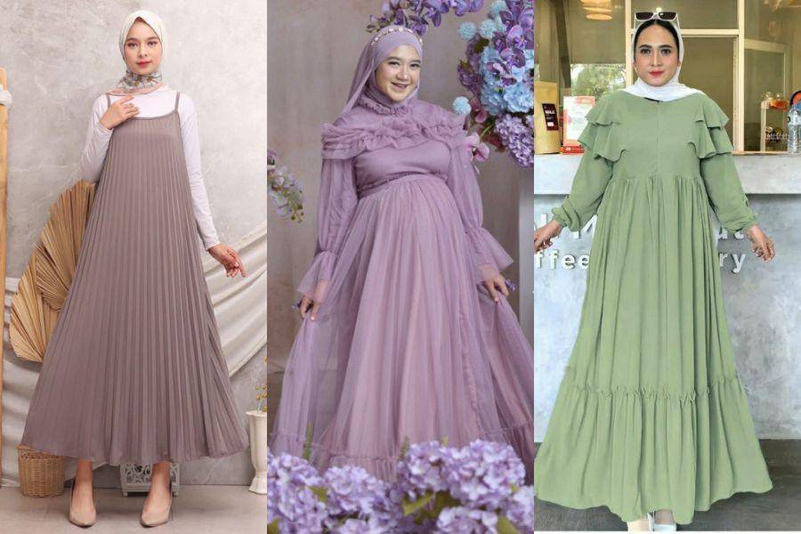 Rekomendasi baju ibu hamil. (shopee.co.id/kabirashop.id | shopee.co.id/theoctav.id | shopee.co.id/SUNGAI.J)