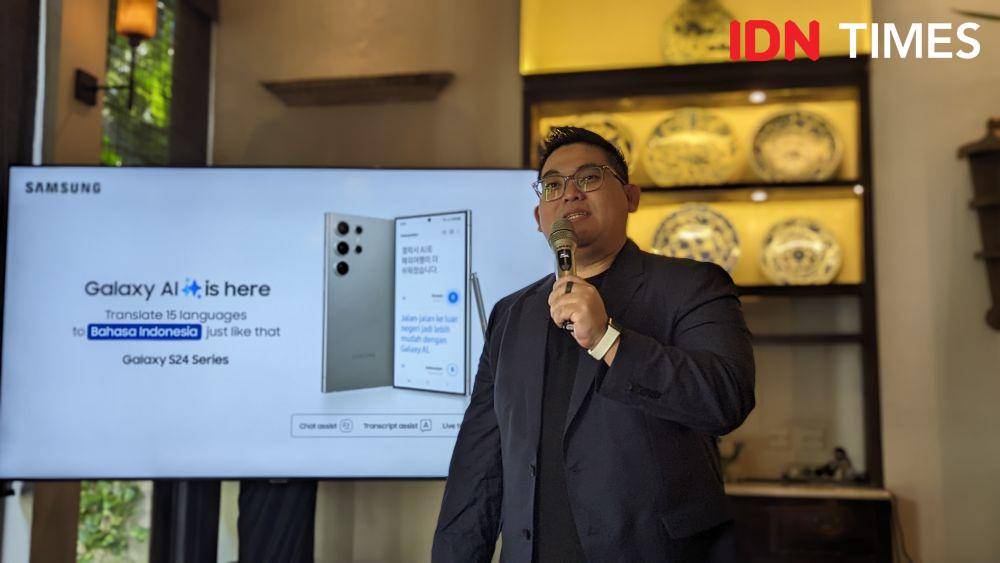 Galaxy AI Bahasa Indonesia Luncheon di Jakarta, Senin (29/04/2024) (IDN Times/Misrohatun)