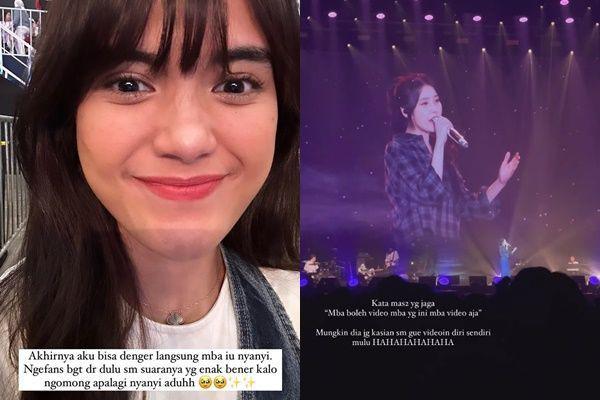 7 Potret Audi Marissa Nonton Konser IU di Jakarta, Akhirnya Kesampaian