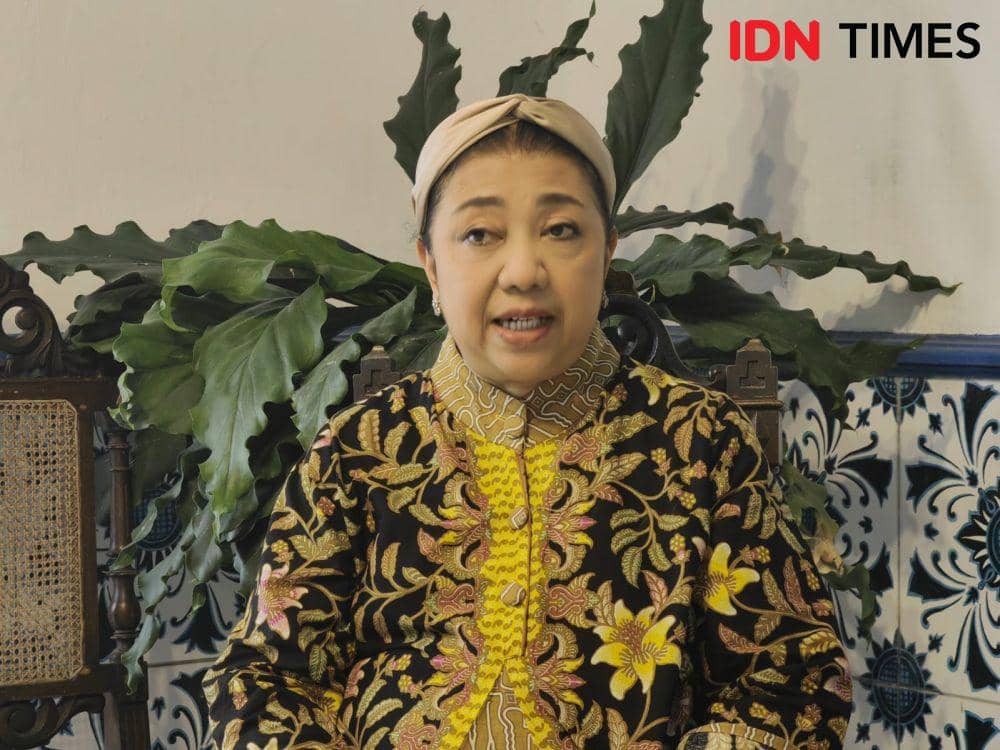 Putri Pakoe Buwono (PB) XII GKR Koes Moertiyah Wandansari. (IDN Times/Larasati Rey)