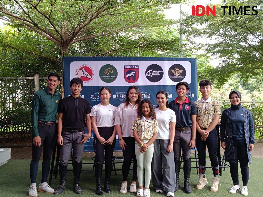 Jumpa pers Equestrian All Star (EAST) 2024. (IDN Times/Tino).