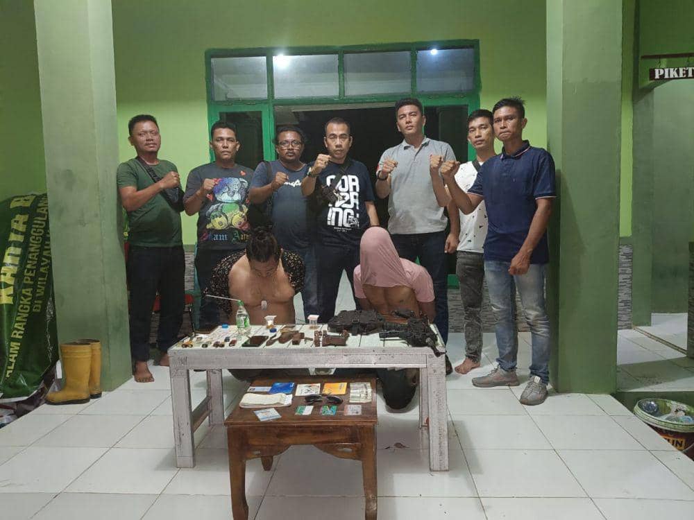 Intel Kodim di Riau Tangkap 2 Pria Perakit Senpi