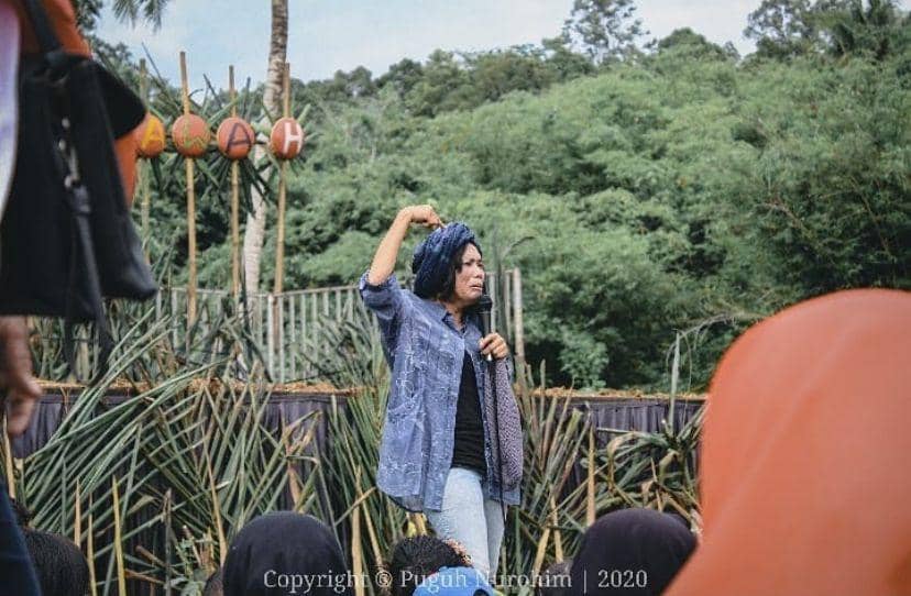 Srawung Seni Sawah Lampung Selatan. (Instagram/Puguh Nurohim)