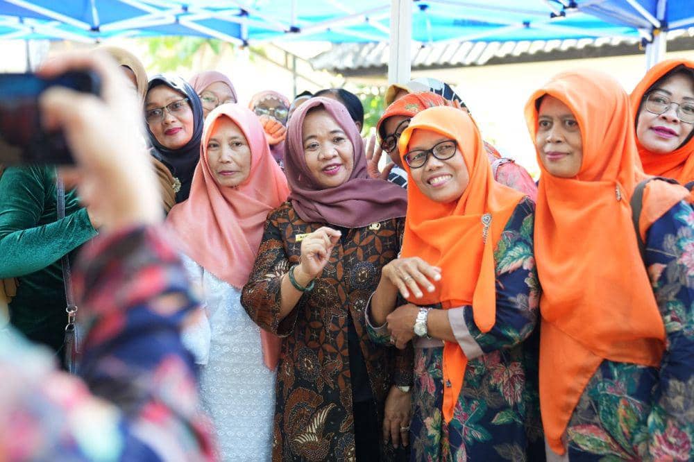 Forum KWT Pari Merapi Sembada dan Bazar Produk KWT di Kantor UPTD Balai Penyuluhan Pertanian Pangan dan Perikanan (BP4) Wilayah V Pakem, pada Senin (29/4/2024). (Dok. Istimewa)
