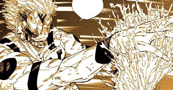 Sukuna mengerahkan Divine Flame ( Dok. Shueisha / Jujutsu Kaisen )