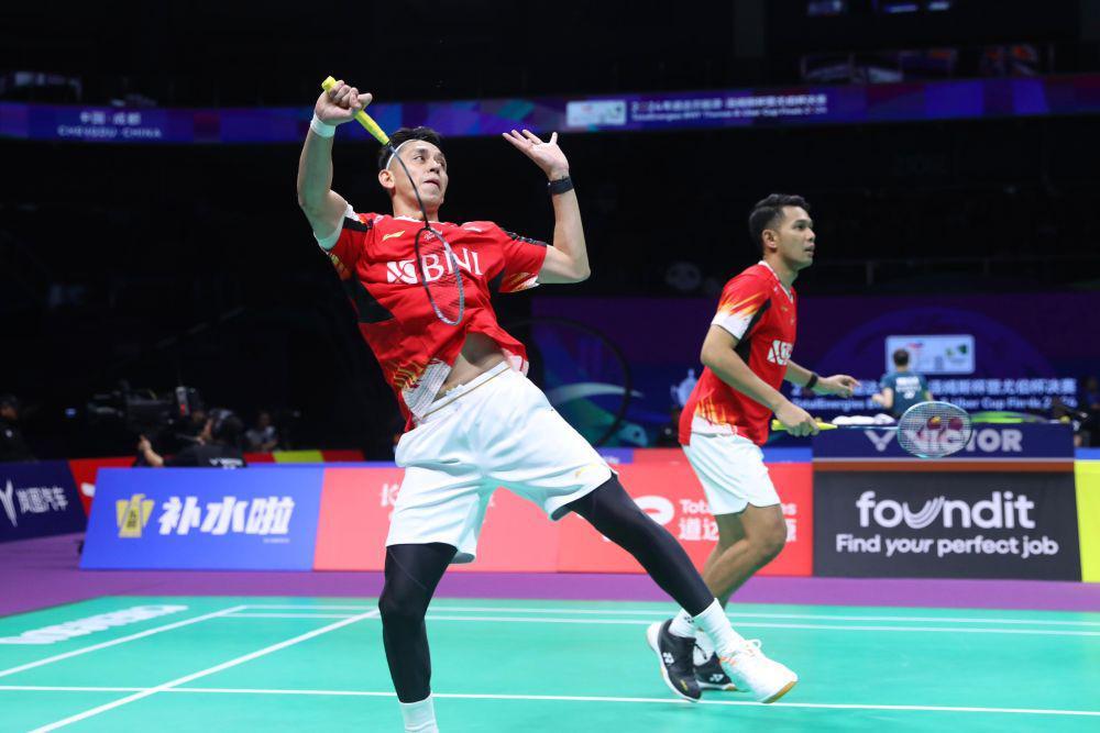 Fajar/Rian Bawa Indonesia Unggul 2-0 Atas Taiwan