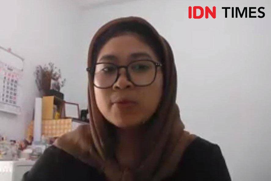 Konferensi daring “Memperingati Hari Buruh Sedunia”, Senin (29/4/2024) (IDN Times/Lia Hutasoit)