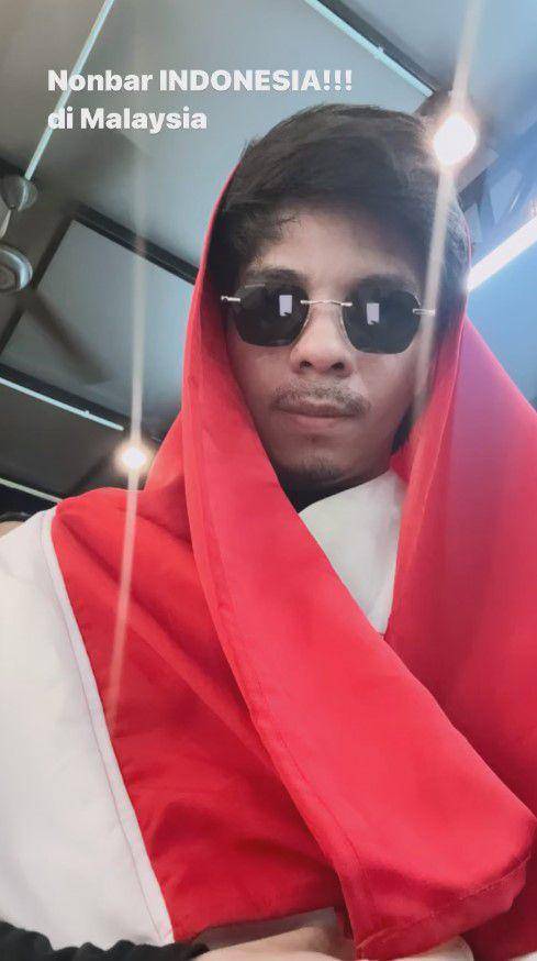 Atta nobar Timnas di Malaysia (Instagram.com/attahalilintar)