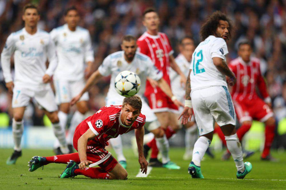 Bayern Munich melawan Real Madrid di semifinal Liga Champions 2017/2018. (twitter.com/FCBayern)