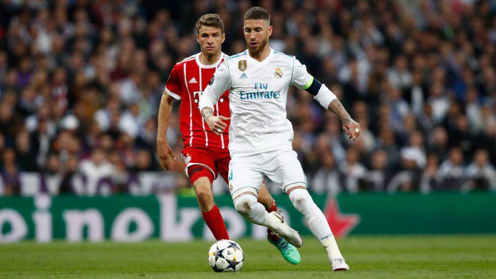 Bayern Munich melawan Real Madrid di semifinal Liga Champions 2017/2018. (twitter.com/realmadrid)