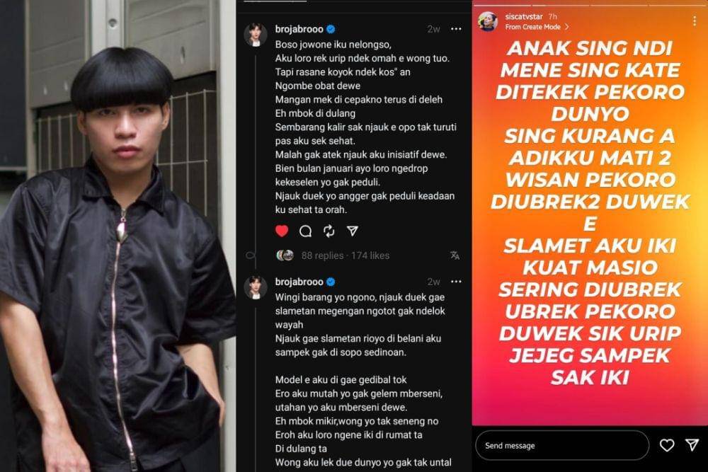 artis yang pernah curhat beban keluarga (instagram.com/brojabrooo)