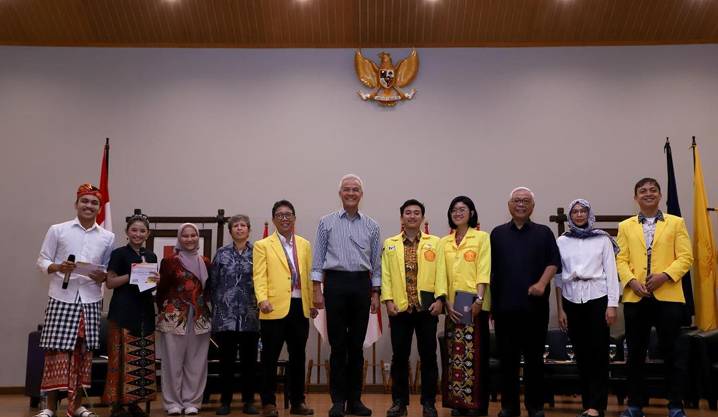 ilustrasi Kuliah Kebangsaan FISIP UI 2023 bersama Ganjar Pranowo. (instagram.com/fisip_ui)