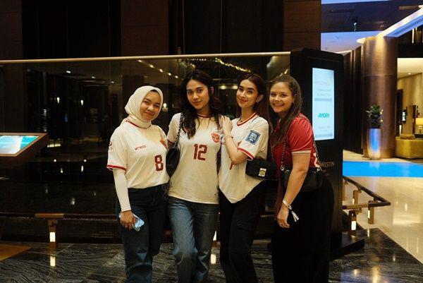 9 Potret WAGs Pemain Timnas Indonesia Nonton Piala Asia U-23 2024