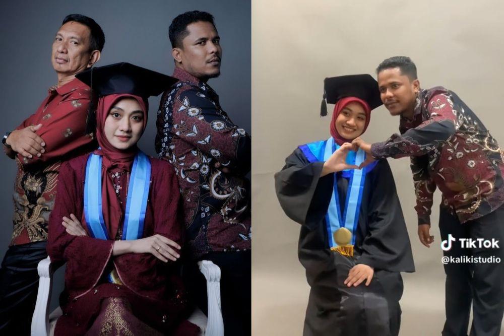 7 Momen Mamat Alkatiri Dampingi Tunangannya Wisuda di Jogja