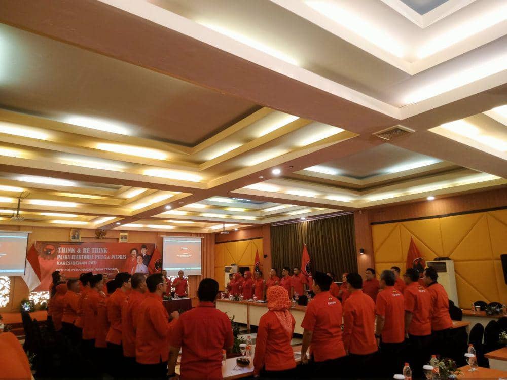Kader dan pengurus PDIP eks Karesidenan Pati saat konsolidasi pemantapan pemenangan Pilgub Jawa Tengah. (IDN Times/Fariz Fardianto)