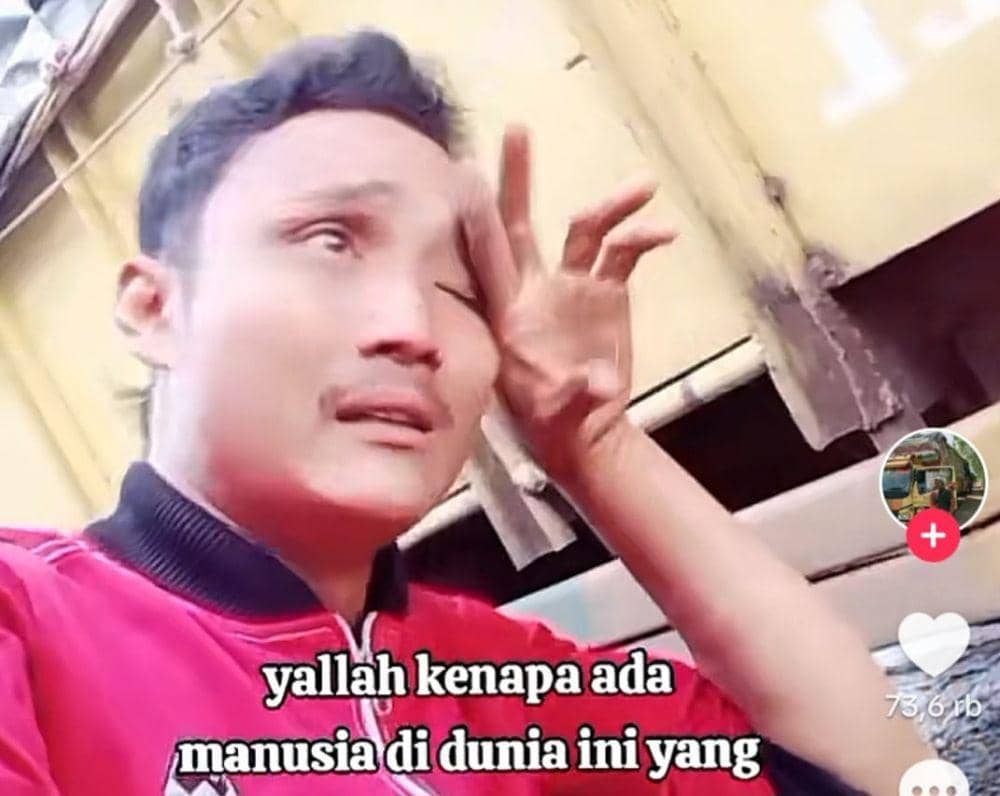 Tangkap layar sopir mengaku telah menjadi korban pemalakan. (TikTok/@ekonyarafifdriver).