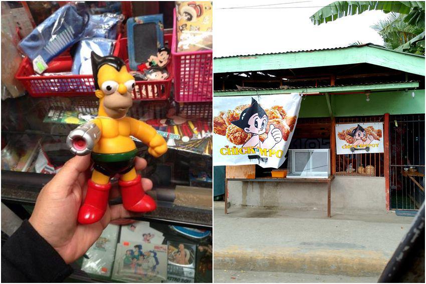 8 Potret Objek KW Astro Boy, Malah Jadi Restoran Ayam Goreng?