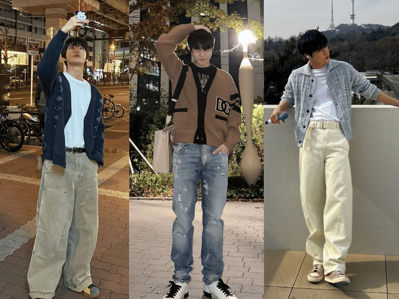 7 Ide Mix and Match Kardigan ala Doyoung NCT, Catchy!