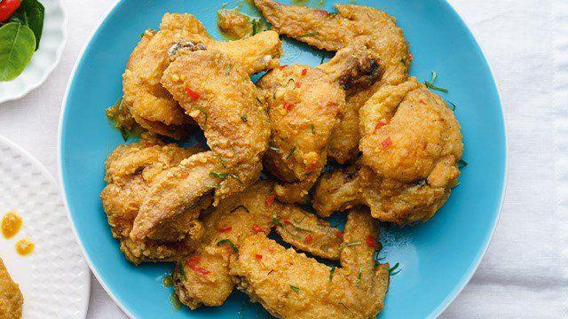 Resep Sayap Ayam Saus Telur Asin yang Gurih dan Nikmat