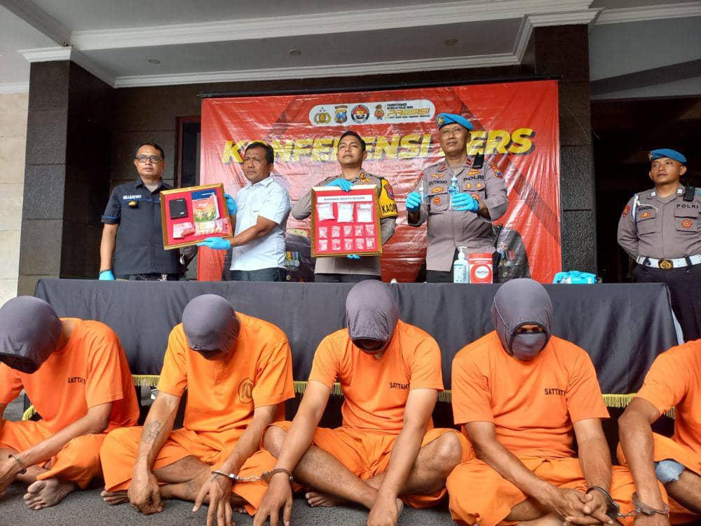 Komplotan pengedar narkoba yang melibatkan oknum anggota polisi di Tulungagung. IDN Times/ Bramanta Pamungkas