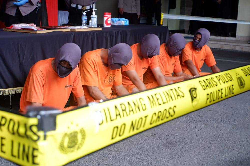 Komplotan pengedar narkoba yang melibatkan oknum anggota polisi di Tulungagung. IDN Times/ Bramanta Pamungkas
