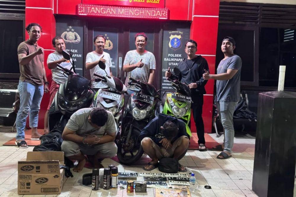 Dua Pelaku Curanmor di Balikpapan Digulung Polisi