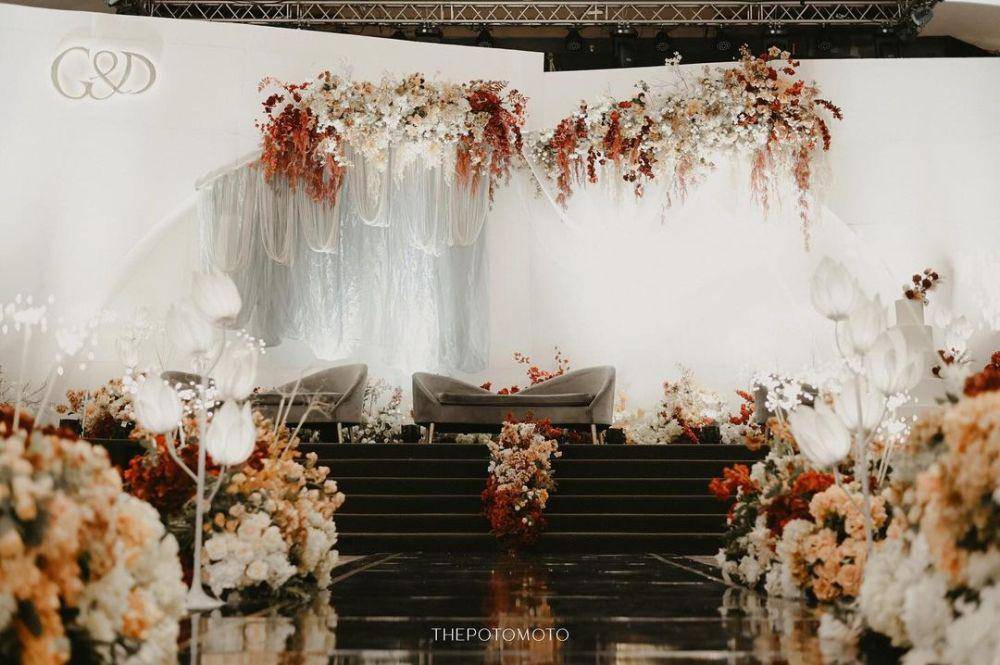 Ilustrasi pernikahan di MDC Hall Wedding Venue (dok via instagram.com/dchall by @thepotomoto)