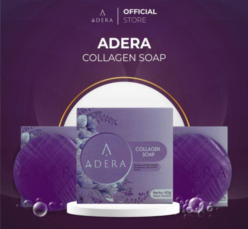 Adera Collagen Soap (tokopedia.com/berkahstorea)