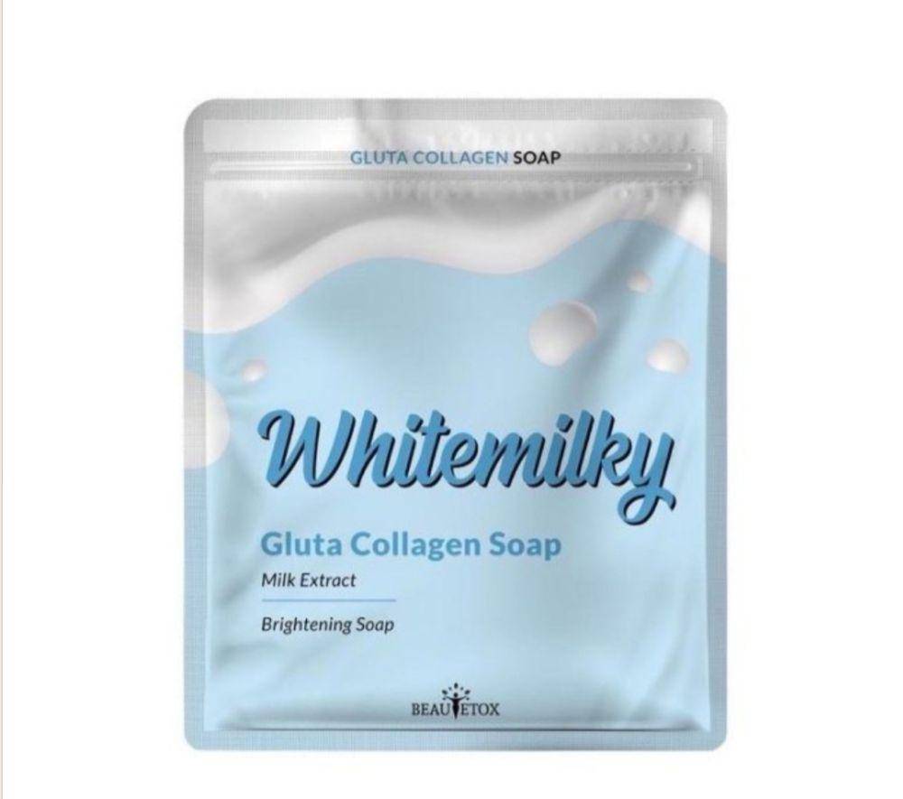 Beautetox Gluta Collagen Soap Whitemilky (tokopedia.com/wawanone)