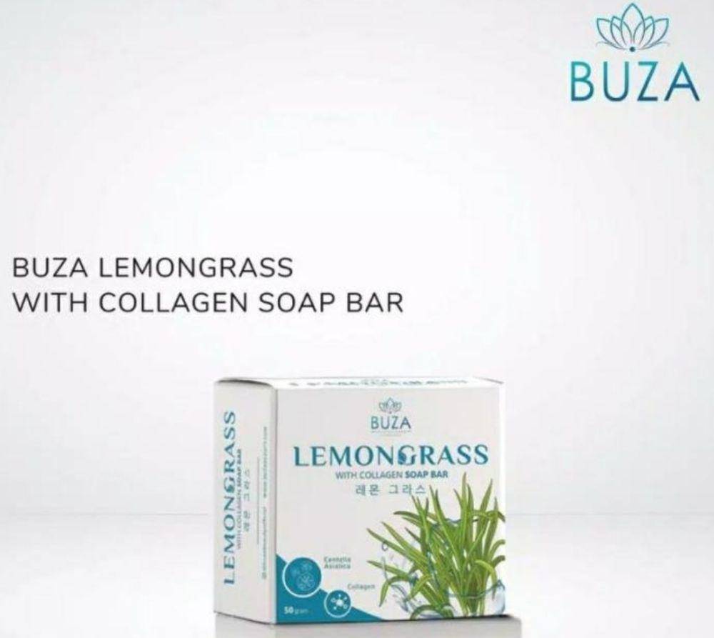 Buza Lemograss With Collagen Soap Bar (tokopedia.com/satria8467)