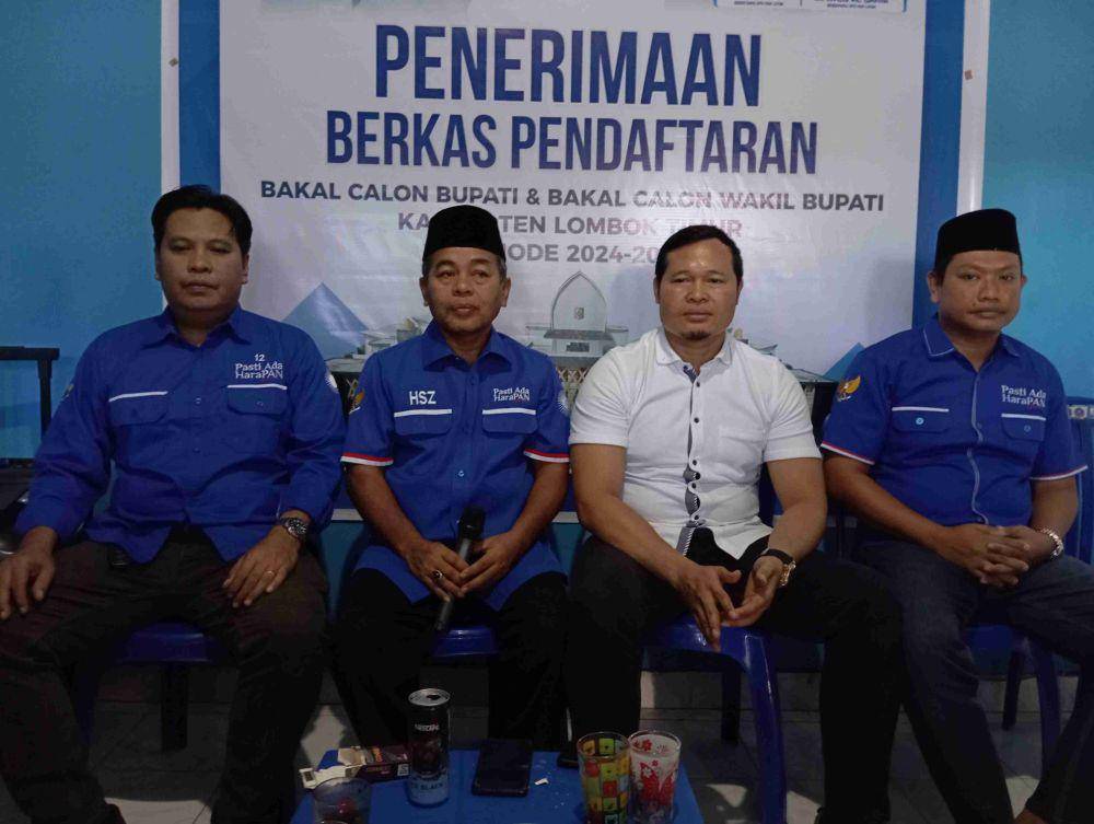 Pimpinan DPD Partai PAN Lotim (IDN Times/Ruhaili)