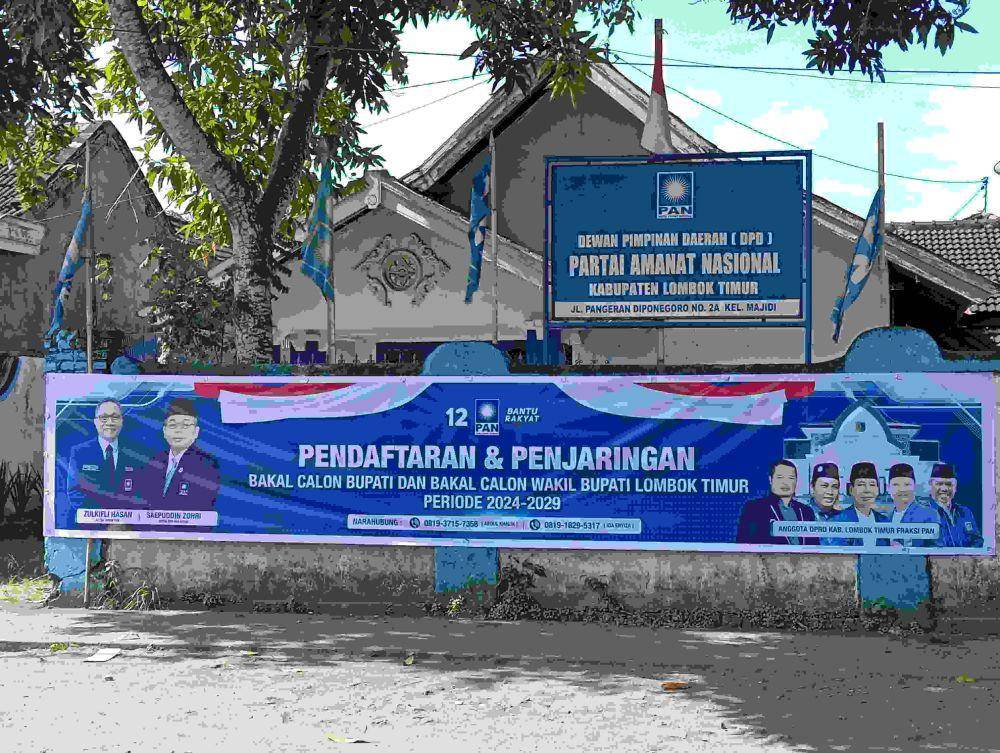 Kantor DPD PAN Lotim (IDN Times/Ruhaili)